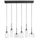 Industrial Chic Six Light Pendant in Black (216|IC-286P-MB)