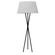 Gabriela One Light Floor lamp in Black (216|GAB-601F-MB-WH)