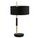 Fitzgerald One Light Table Lamp in Aged Brass (216|FTG-261T-MB-AGB-BK)