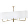 Eleanor Four Light Chandelier in Aged Brass (216|ELN-544HC-AGB-790)