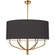 Eleanor Six Light Chandelier in Black (216|ELN-306C-AGB-797)