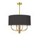 Eleanor Four Light Chandelier in Black (216|ELN-224C-AGB-797)