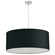 Oversized Drum One Light Pendant in Black (216|DRM-L-797)