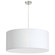 Oversized Drum One Light Pendant in White (216|DRM-L-790)