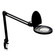 Magnifier LED Table Lamp in Black (216|DMLED10-A-BK)