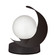 Crescent One Light Table Lamp in Black (216|CRT-61T-MB)