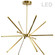 Array LED Pendant in Aged Brass (216|ARY-3260LEDC-AGB)