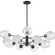 Abii 12 Light Pendant in Black (216|ABI-3312P-MB-CLR)