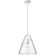 Polly One Light Pendant in Clear (216|871P-WH)