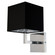 Lucas One Light Wall Sconce in Polished Chrome (216|77-1W-PC-BK)