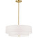 Everly Four Light Pendant in Aged Brass (216|571-224P-AGB-WH)