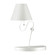 One Light Wall Sconce in White (216|504-1W-MW)