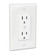 Spektrum+ Controls Outlet 2 Socket in White (303|SPKPL-OUTLETW-2S-WH)