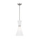 Belcarra One Light Pendant in Brushed Steel (454|DJP1101BS)