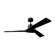 Alma 52''Ceiling Fan in Midnight Black (71|3ALMSM52MBK)
