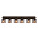 Wire Mesh Six Light Bath Bar in Dark Bronze (102|MSH-8506-30-DBRZ)