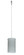 Stilo Pendant in Satin Nickel (74|RXP-4404KR-SN)