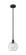 Edison One Light Mini Pendant in Matte Black (405|616-1S-BK-G124-8)