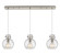 Newton One Light Linear Pendant in Brushed Satin Nickel (405|123-410-1PS-SN-G410-8SDY)