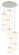 Newton Three Light Pendant in Polished Nickel (405|119-410-1PS-PN-G410-8WH)
