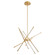 Palillos LED Pendant in Aged Brass (440|3-803-40)