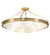 Metro Fusion Six Light Semi-Flushmount in Brushed Brass (57|264383)