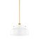 Luella One Light Pendant in Aged Brass (428|H790701L-AGB)