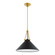 Kalea One Light Pendant in Aged Brass/Soft Black (428|H784701S-AGB/SBK)