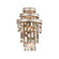 Dolcetti Three Light Wall Sconce in Champagne Leaf (68|142-13-CPL)