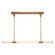 Edwin LED Linear Pendant in Vintage Brass/Frosted Ribbed Glass (452|LP348148VBFR)