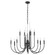 SUMMIT 12 Light Chandelier in Textured Black (19|6223-12-69)