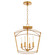 Mantle Four Light Dual Mount in Gold Leaf (19|2812-14-74)