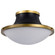 Lafayette Three Light Flush Mount in Matte Black (72|60-7906)