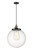 Franklin Restoration One Light Mini Pendant in Black Antique Brass (405|201CSW-BAB-G204-14)