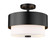 Counterpoint Two Light Semi Flush Mount in Matte Black (224|495SF13-MB)