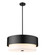 Counterpoint Five Light Chandelier in Matte Black (224|495P24-MB)