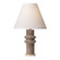 Primea One Light Table Lamp in Apothecary Gold/Glazed Taupe (137|396T01ADGT)