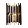 Park Row One Light Wall Sconce in Matte Black/French Gold (137|393W01MBFG)