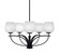 Cavella Five Light Chandelier in Matte Black (200|3905-MB-4811)