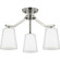 Vertex Three Light Chandelier Conv in Brushed Nickel (54|P400342-009)