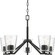 Vertex Five Light Chandelier in Matte Black (54|P400341-31M)