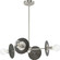Trimble Four Light Chandelier in Brushed Nickel (54|P400337-009) Trimble Four Light Chandelier in Brushed Nickel (54|P400337-009)