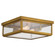 Kinzie Two Light Outdoor Flush Mount in Vintage Brass (63|T0709)