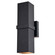 Lavage Two Light Outdoor Wall Mount in Textured Black (63|T0661)