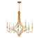 Normandy Eight Light Chandelier in Gold Leaf (16|12788GL)