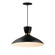 Carillon One Light Pendant in Black / Satin Brass (16|11304BKSBR)