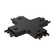 Continuum - Track Track 4-way X Connector in Black (86|ETMSC90-4XW-BK)