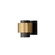 Reveal Outdoor LED Outdoor Wall Sconce in Black / Gold (86|E34752-BKGLD)