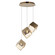 Ice Cube LED Pendant in French Gold (86|E24683-26FG)