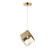 Ice Cube LED Pendant in French Gold (86|E24681-26FG)